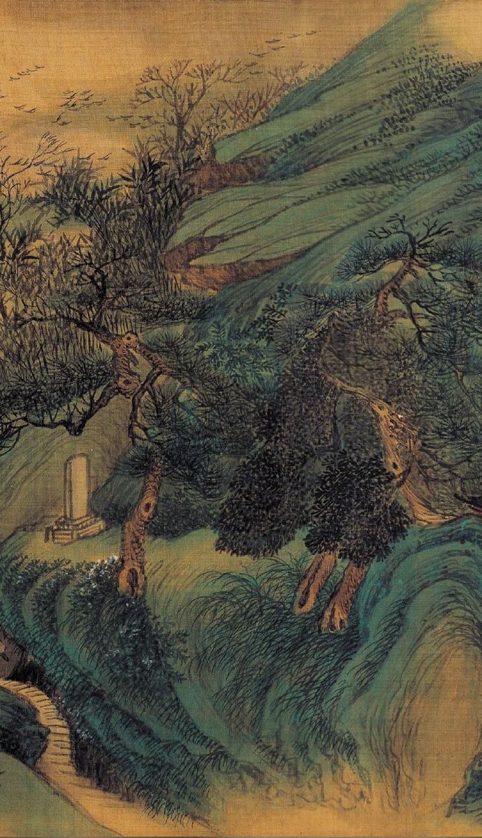 02 吳歷 云白山青圖 局部