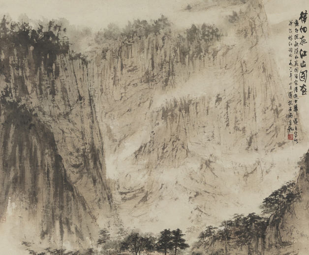 《待細把江山圖畫》100×111.5cm，1961年